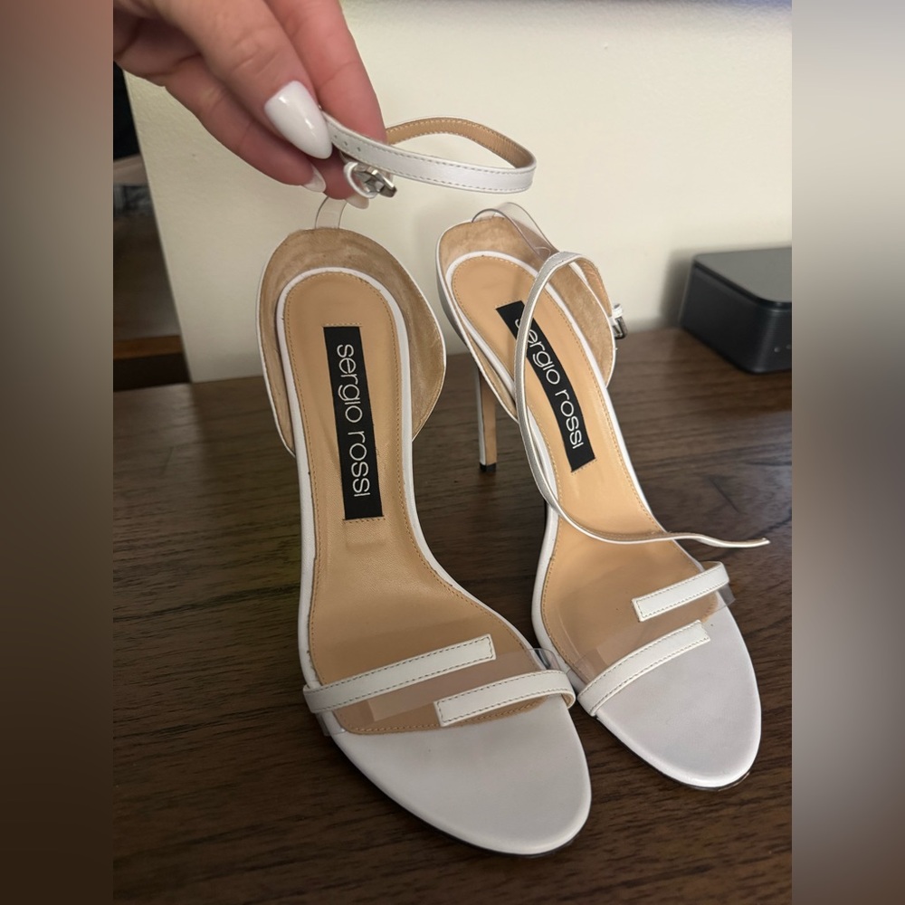 Sergio Rossi heels size 39.5 excellent condition worn twice